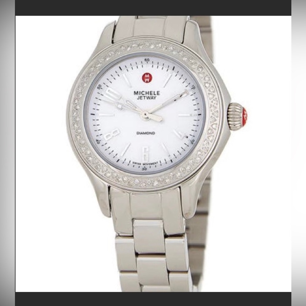 Michele Jetway Diamond Watch $1295